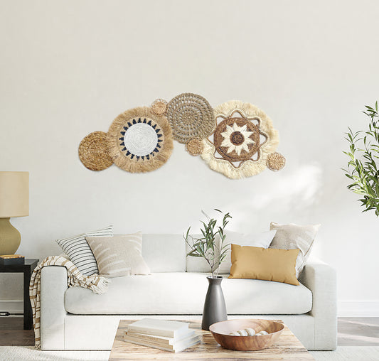 Set of 7 Natural Wall Decor