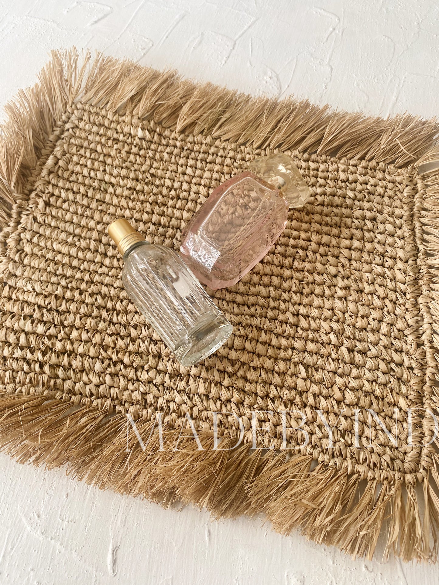 Natural Rectangle Raffia Placemats