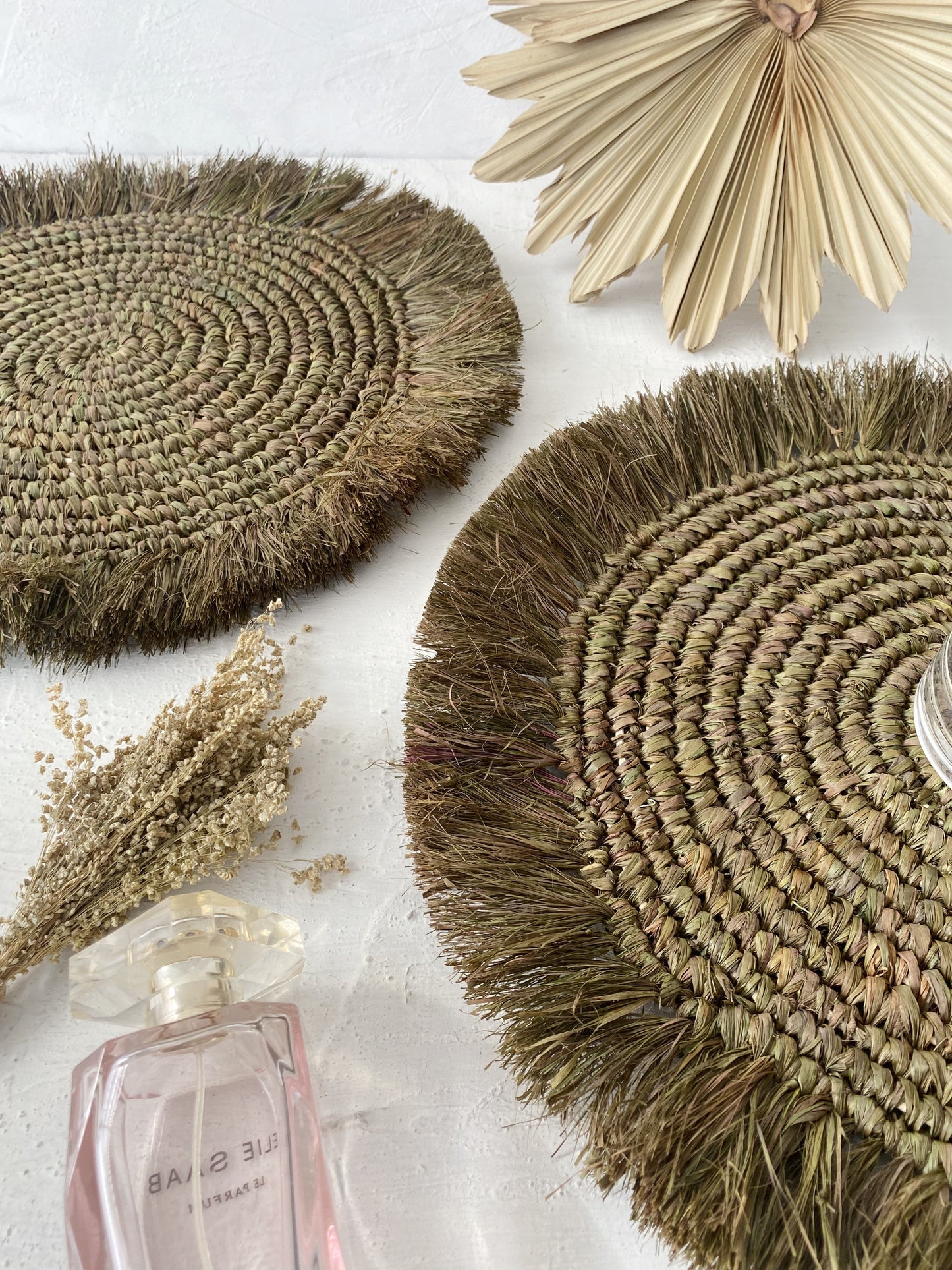 Moss Raffia Placemats