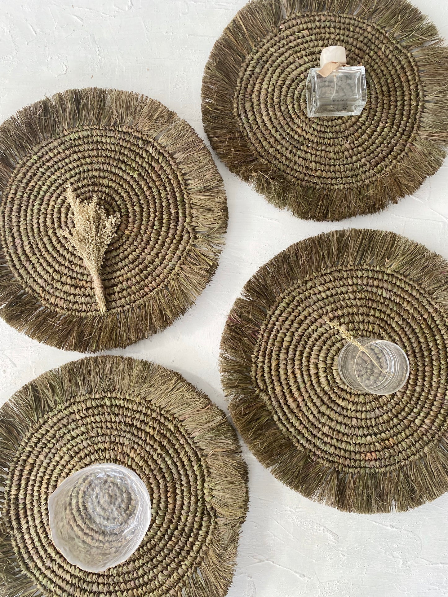 Moss Raffia Placemats
