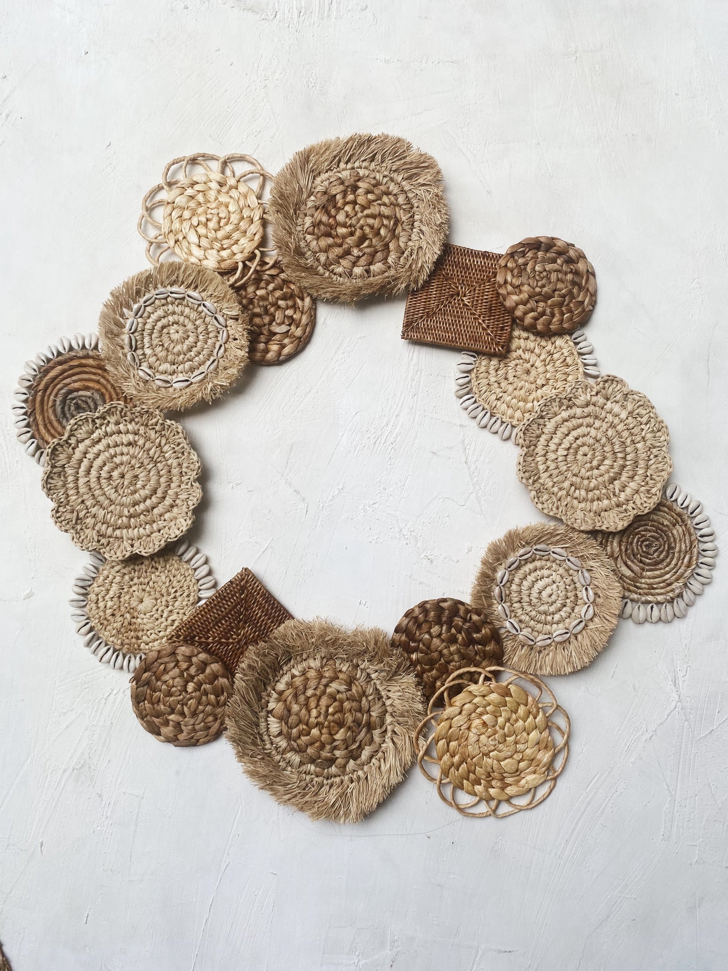 Mini 18 Wall Basket Set like Wreath for Nursery Room