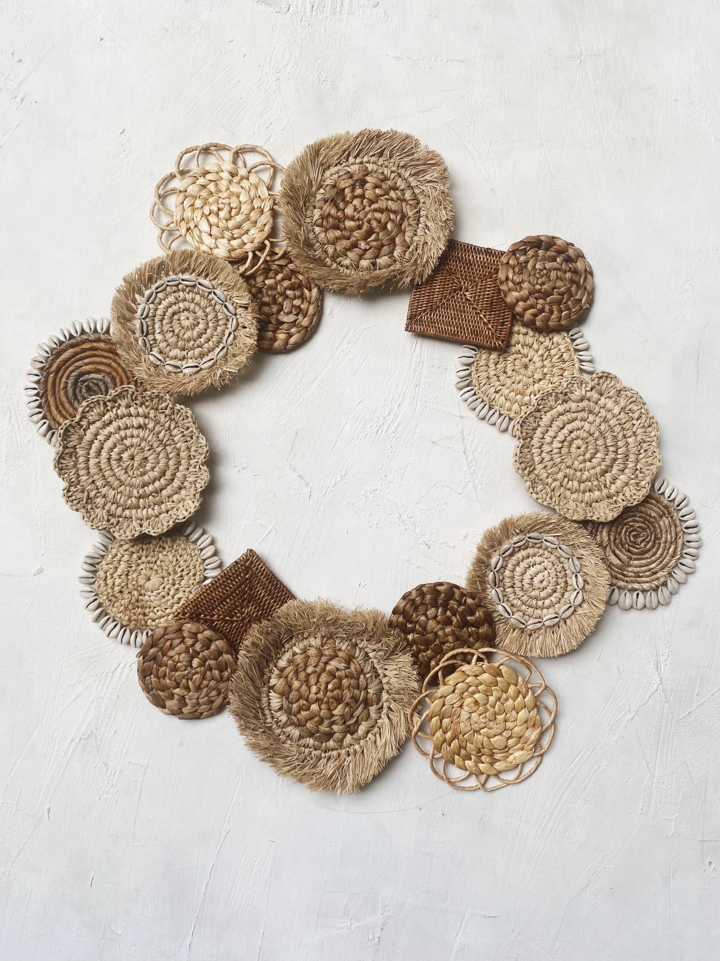 Mini 18 Wall Basket Set like Wreath for Nursery Room