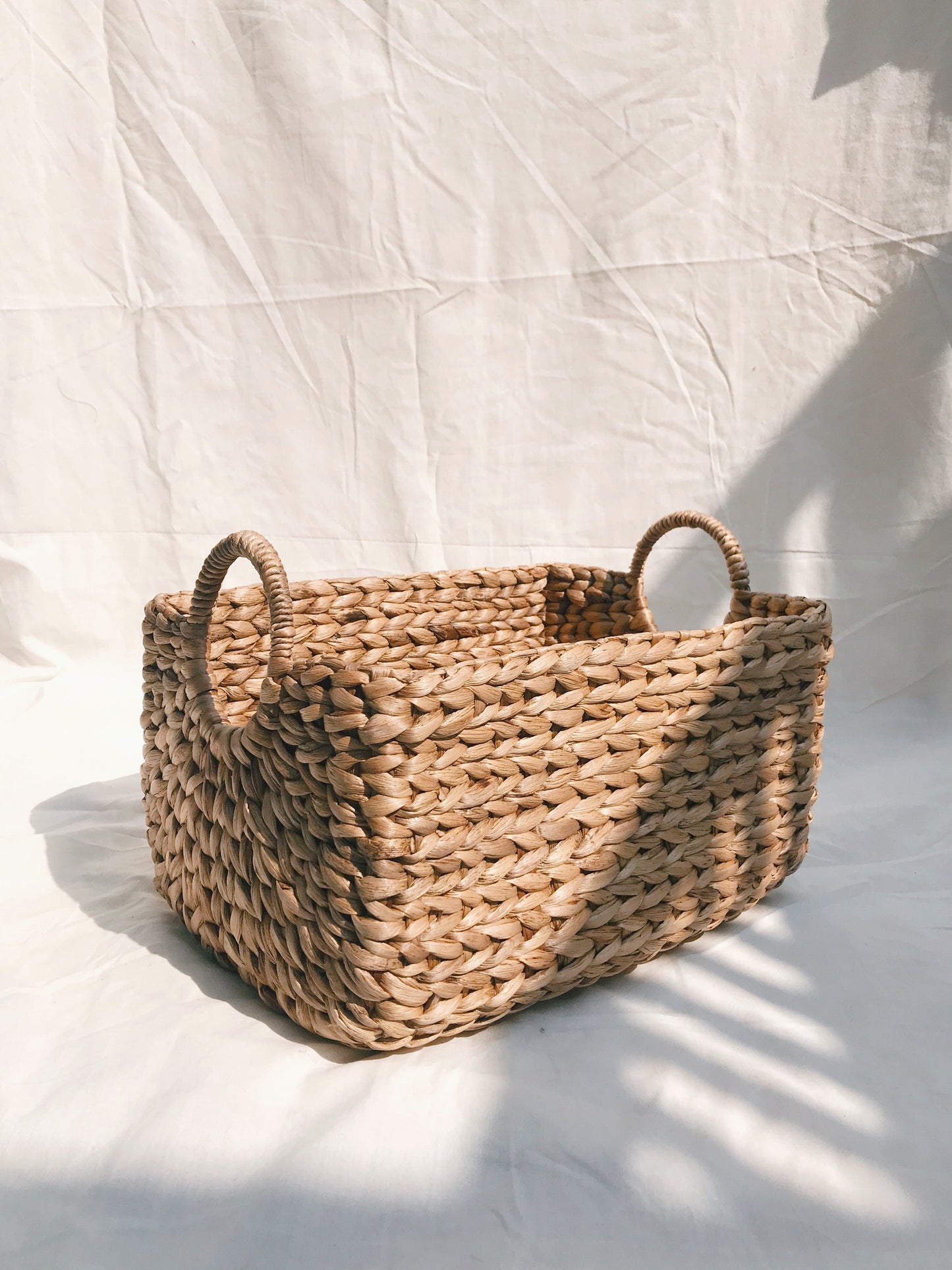 Set of 2 Hyacinth Basket Storage