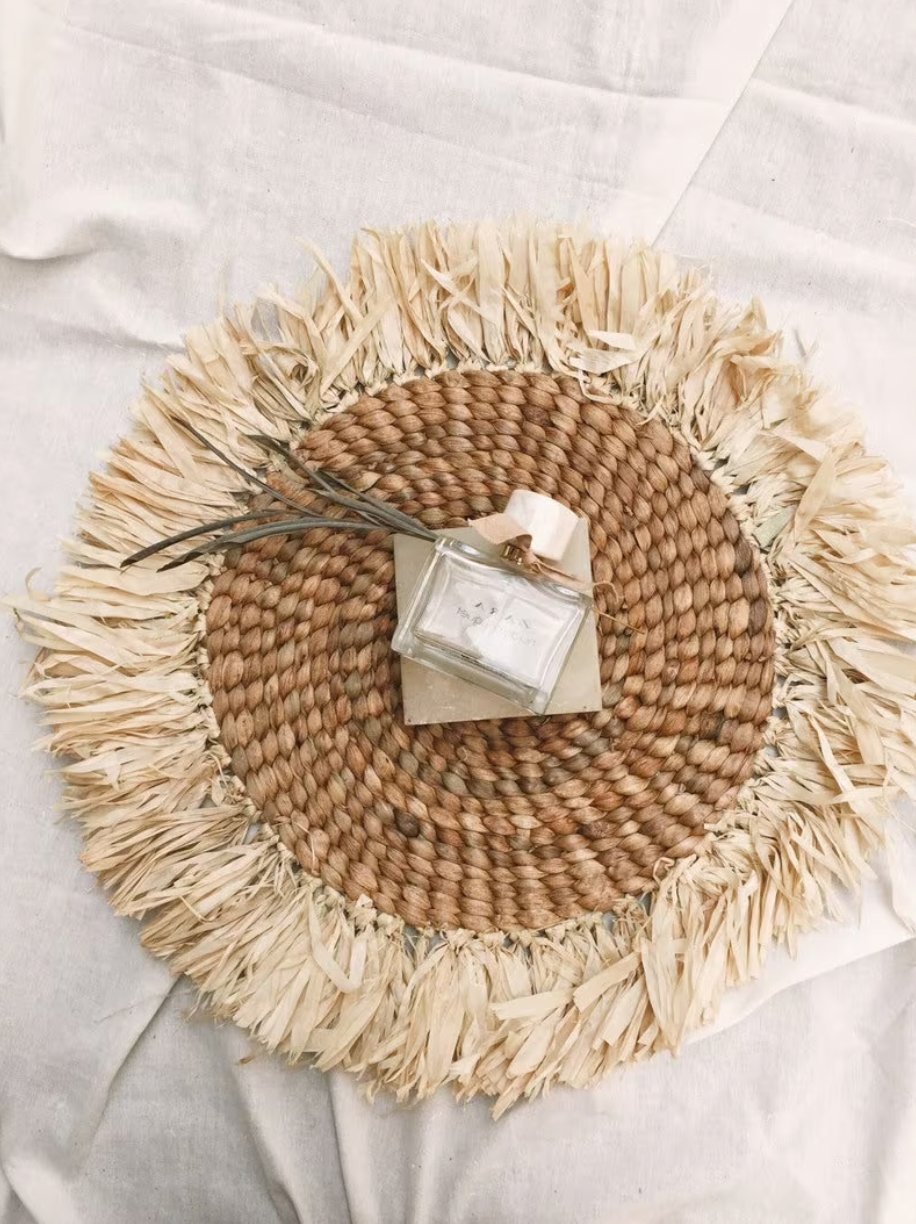 Set of 7 Bohemian Wall Basket and Wall Decor