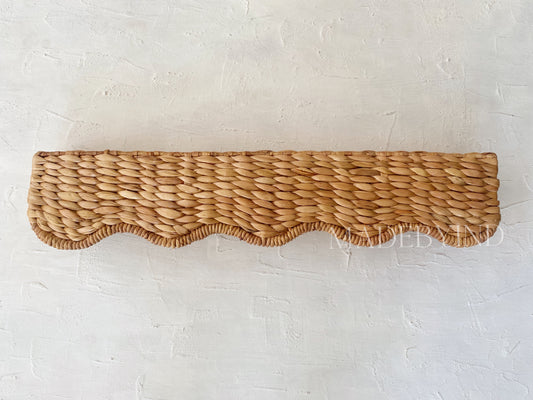 Wave Water Hyacinth Window Pelmet