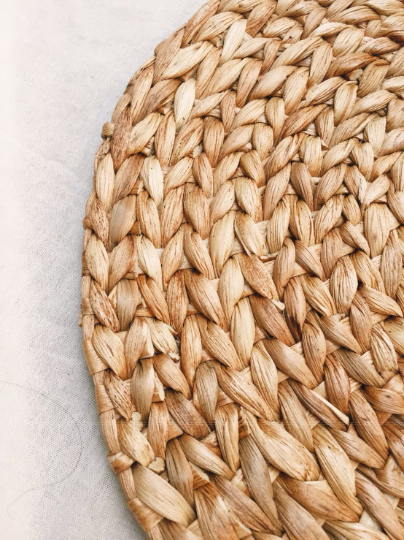 Round Hyacinth Boho Placemats