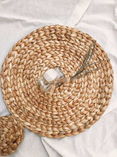 Round Hyacinth Boho Placemats