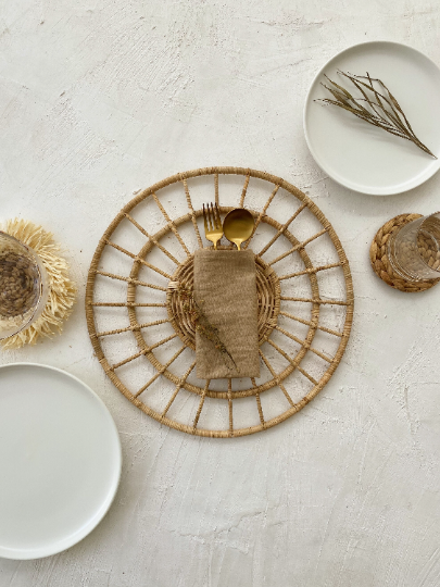 Tana Round Rattan Placemats