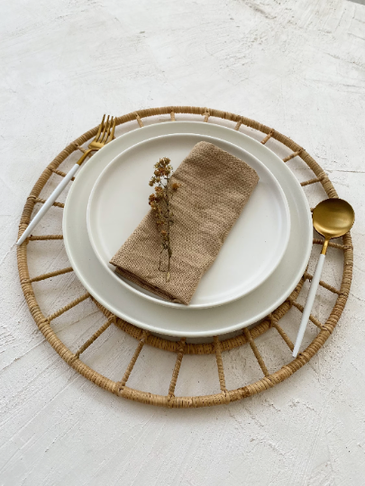 Tana Round Rattan Placemats