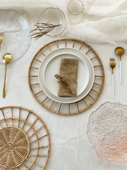Tana Round Rattan Placemats