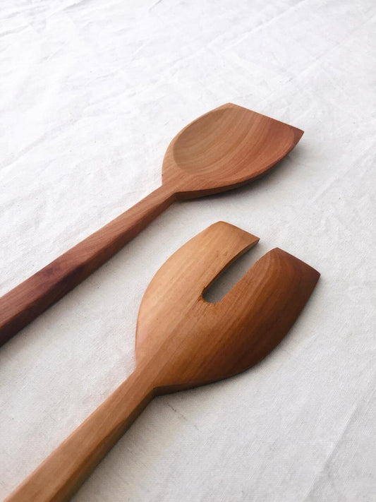 Wooden Salad Servers