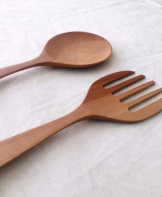 Wooden Salad Servers