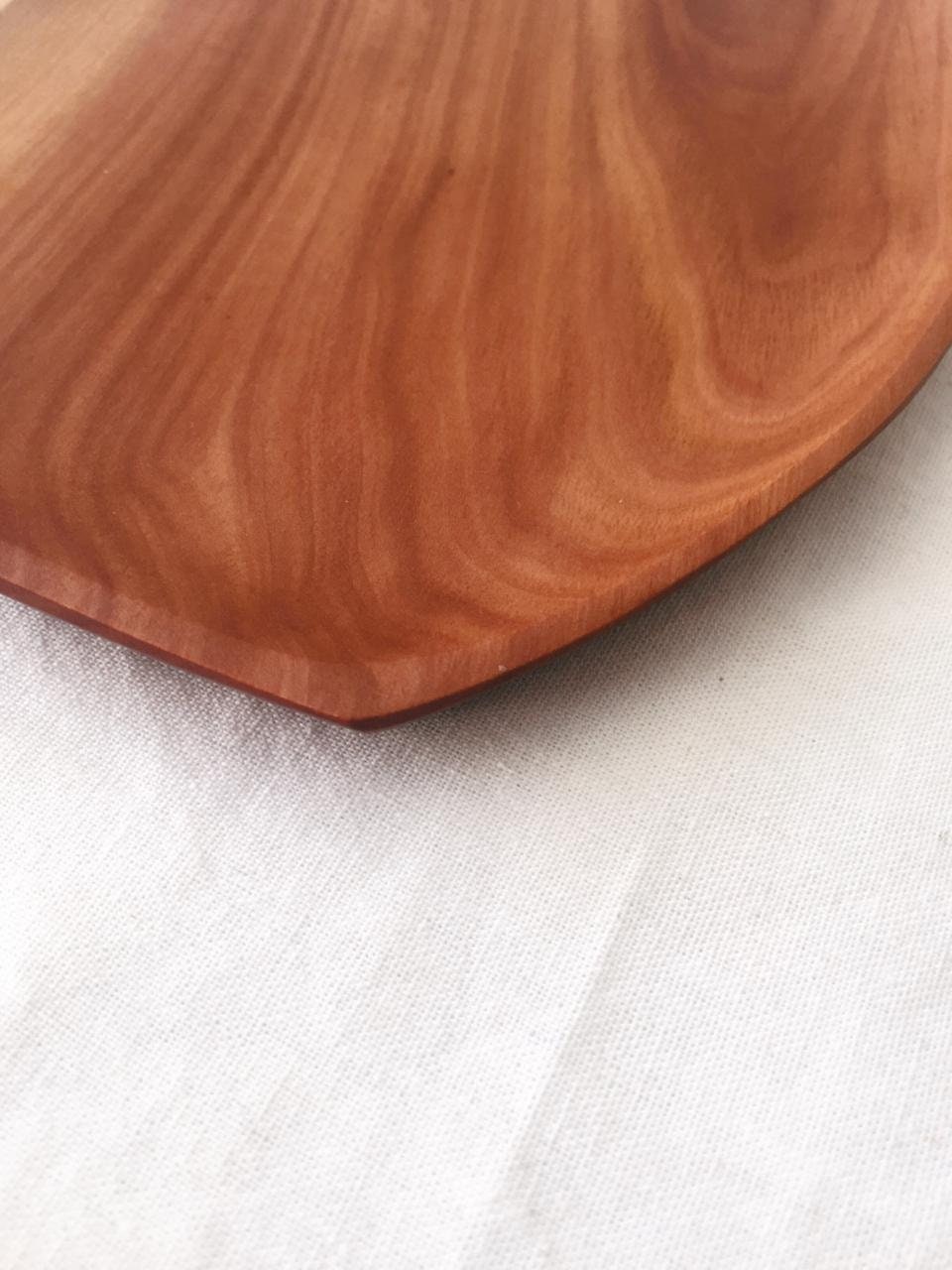Wood Oval Plate