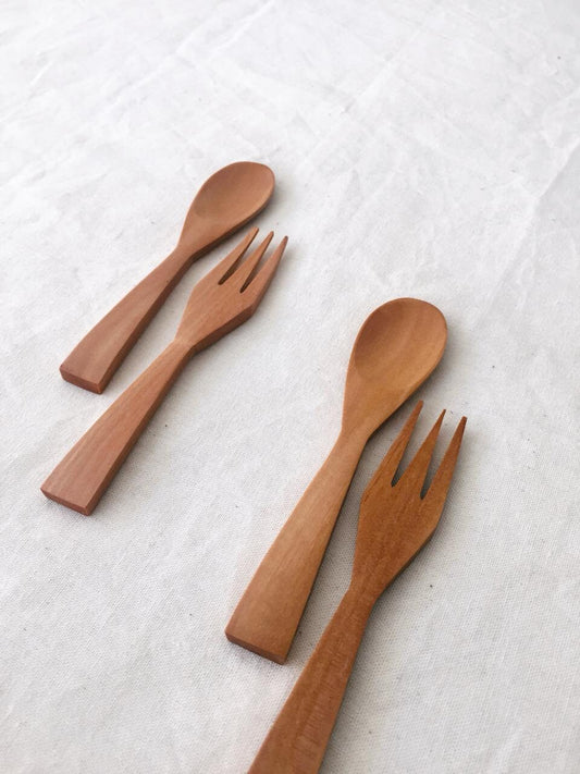 Wooden Table Spoon Set