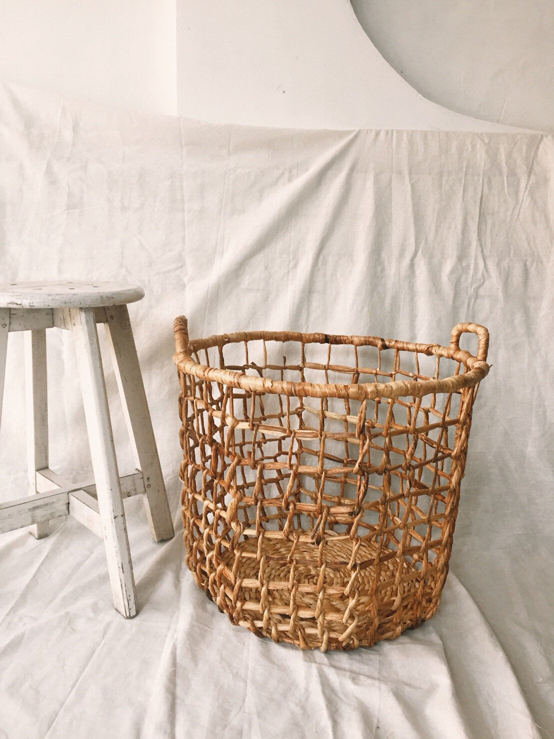 Set of 2 Wicker Basket Storage