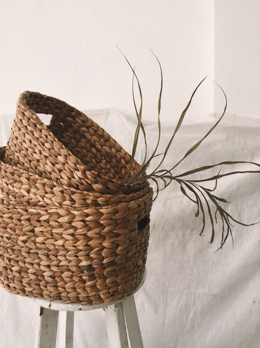 Set of 3 Boho Basket Decor