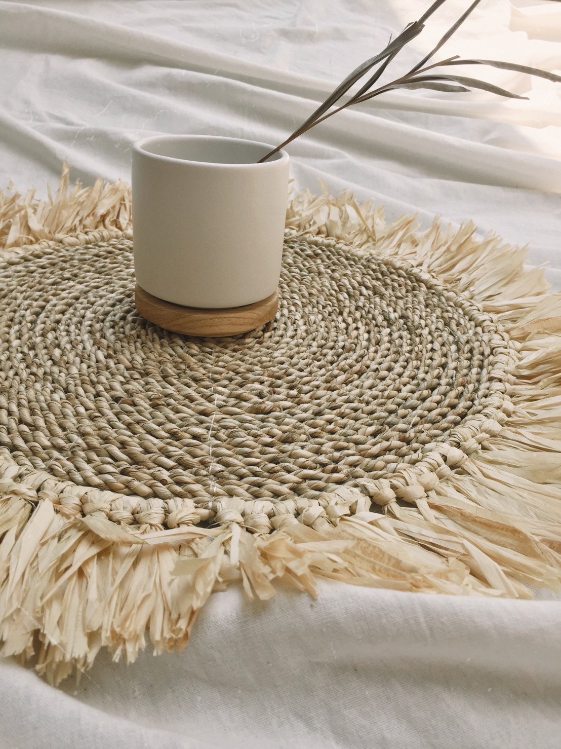 Seagrass Fringe Placemats
