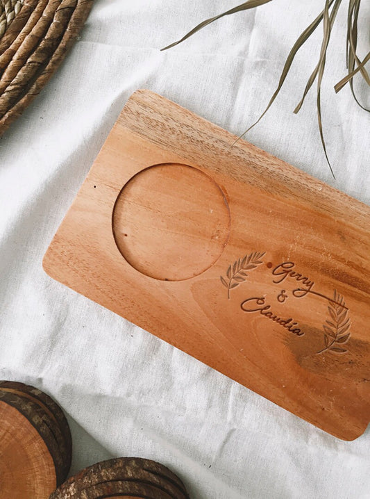 Personalized Coffee Wooden Tray