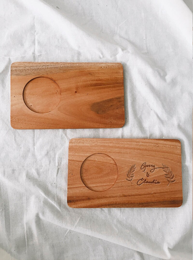 Personalized Coffee Wooden Tray