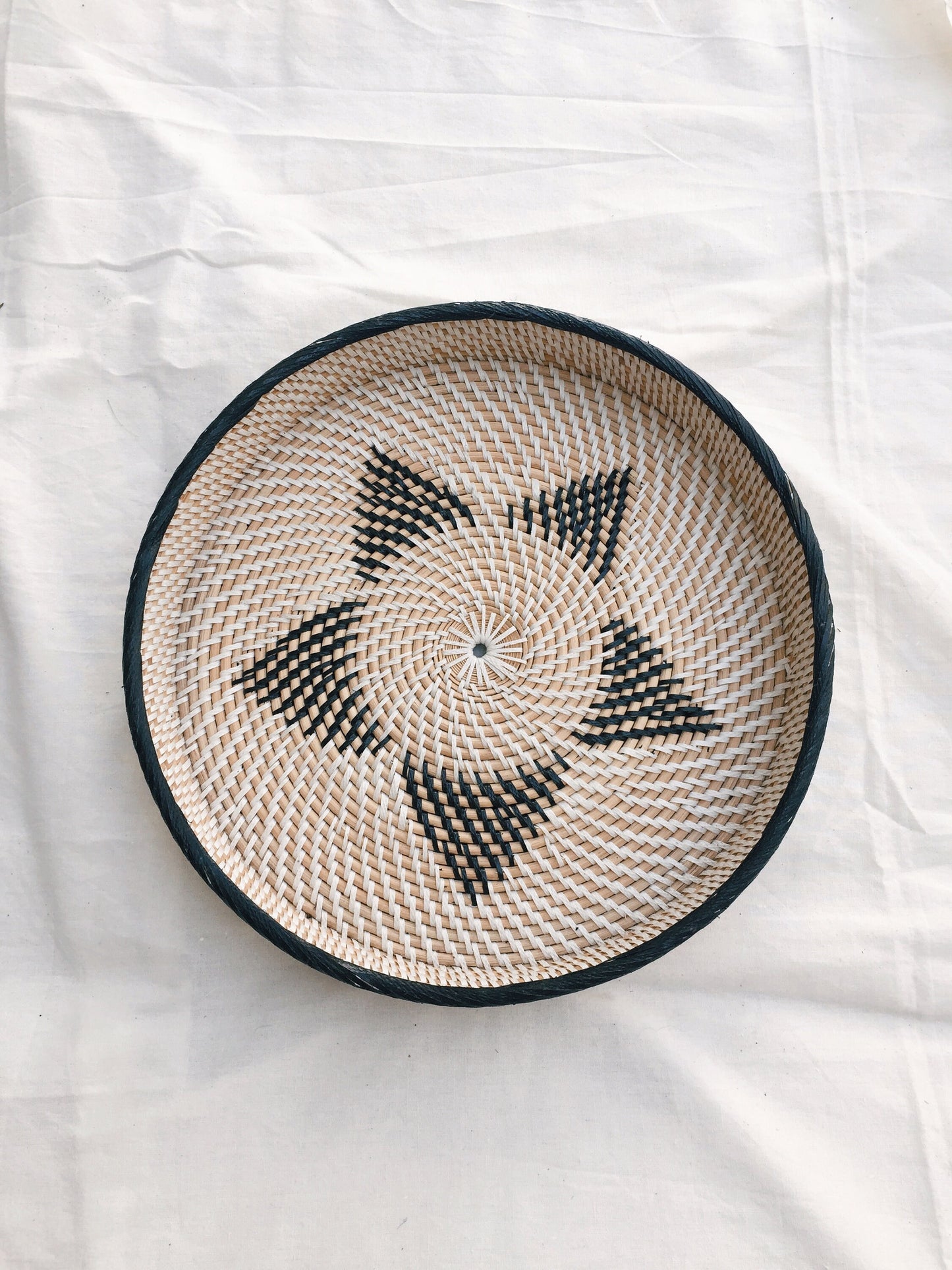 Set of 2 Bali Rattan Tray