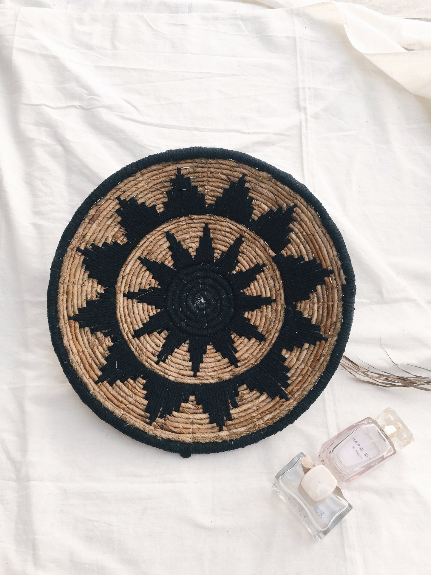 Black Weave Star Wall Decor