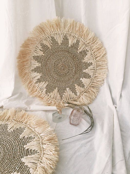 Natural Star Seagrass Wall Decor