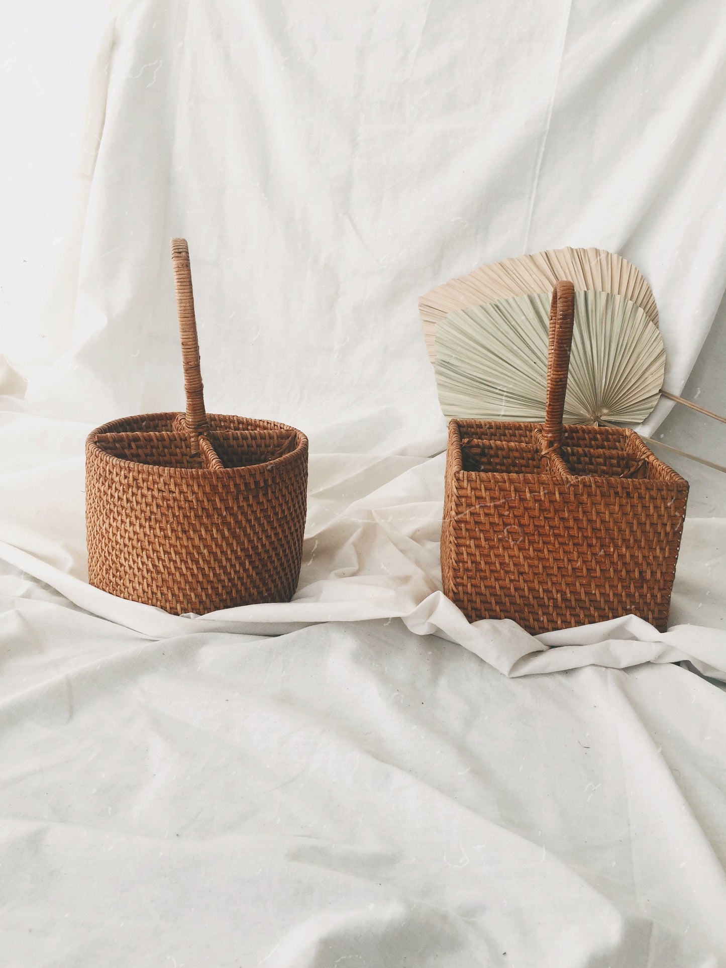 Utensils Rattan Basket