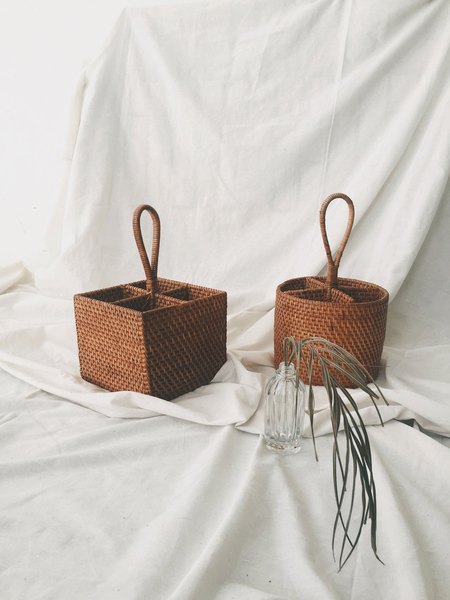 Utensils Rattan Basket