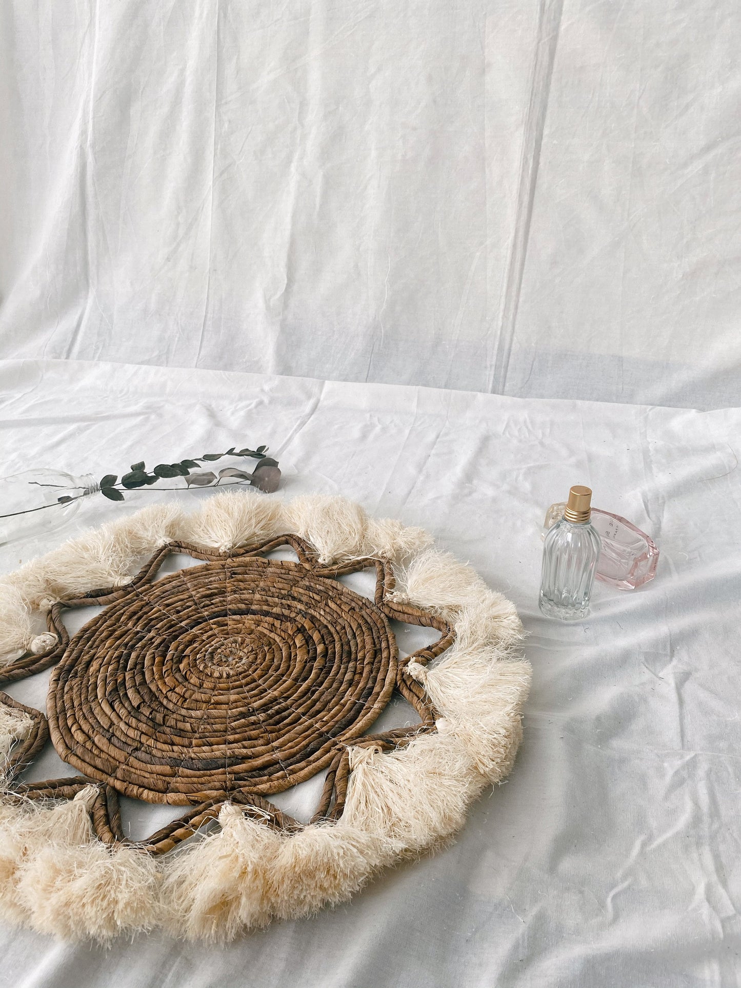 Boho Fringe Pom Hanging Wall Decoration