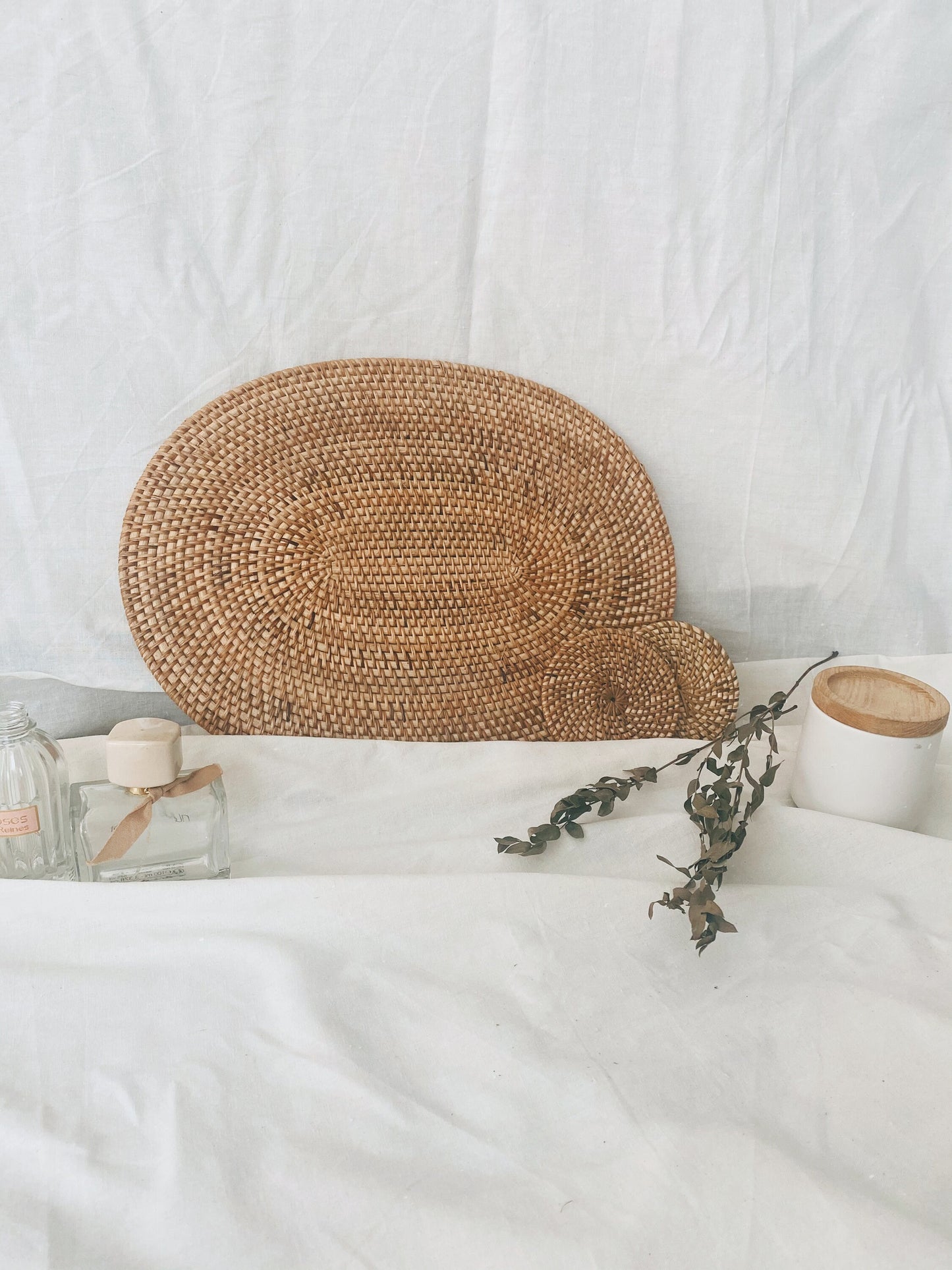 Natural Oval Rattan Placemats