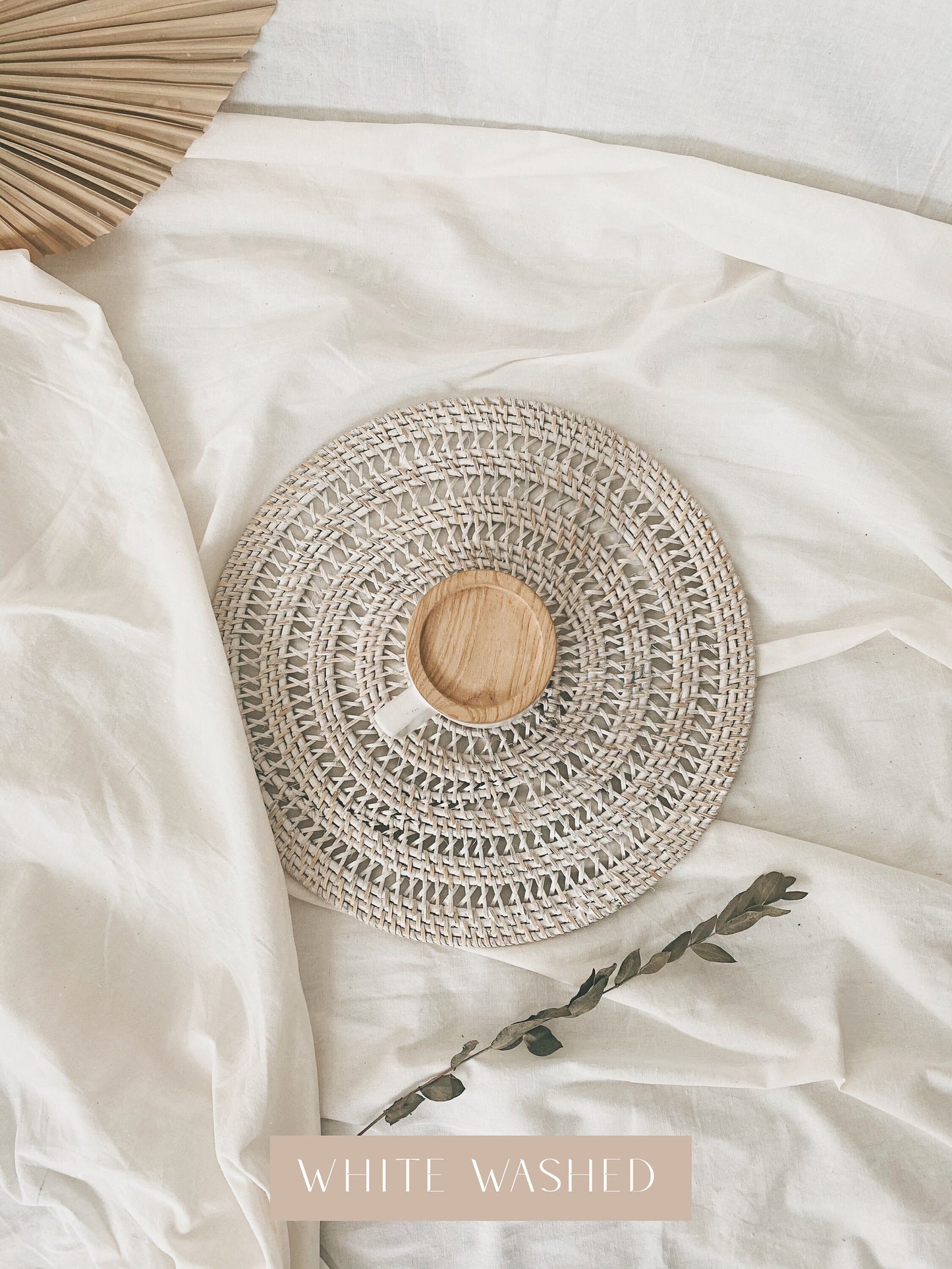 Swirl Rattan Placemats & Wall Decor