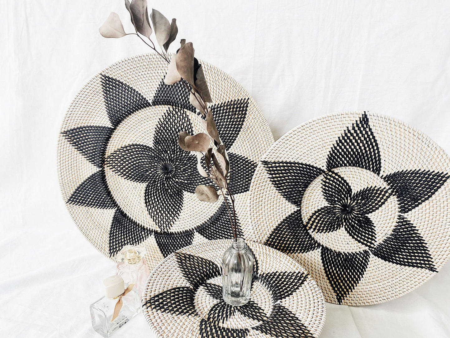 Star Rattan Wall Decorative Plate