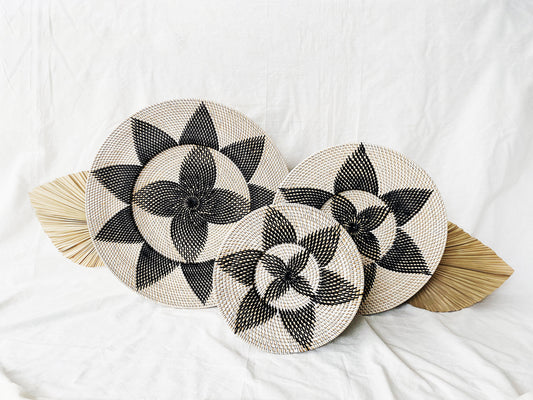 Star Rattan Wall Decorative Plate