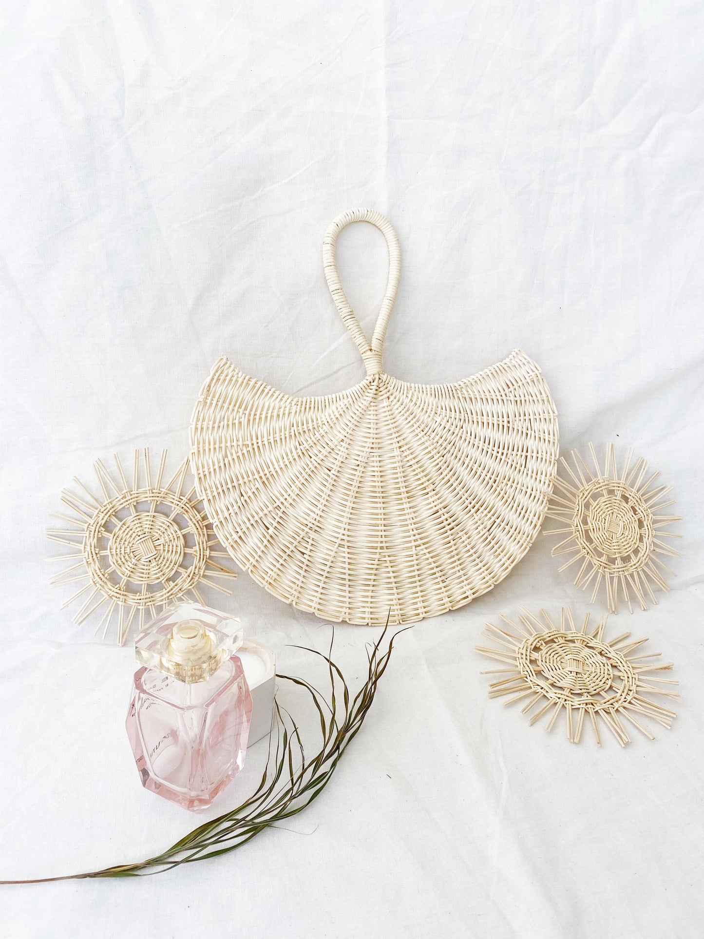 Fan Wicker Rattan Decoration