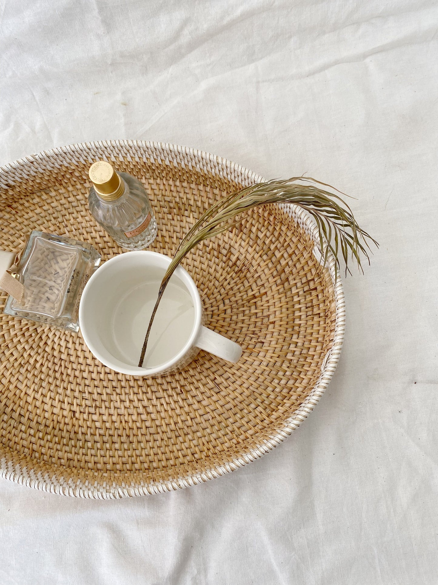 Lombok Oval Rattan Tray