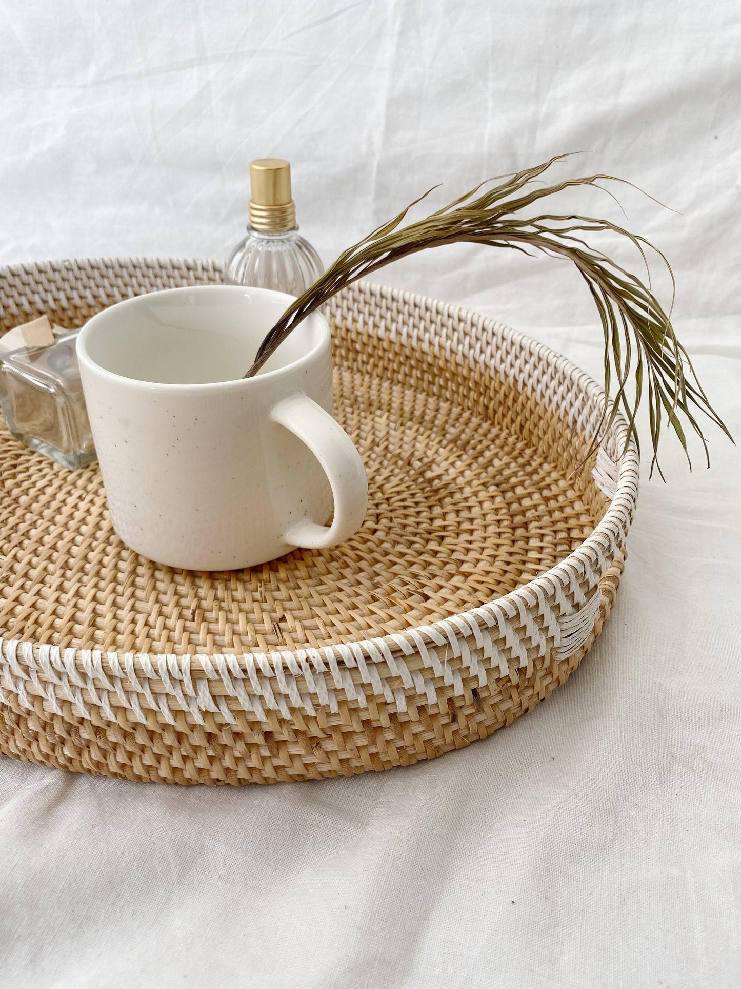 Lombok Oval Rattan Tray