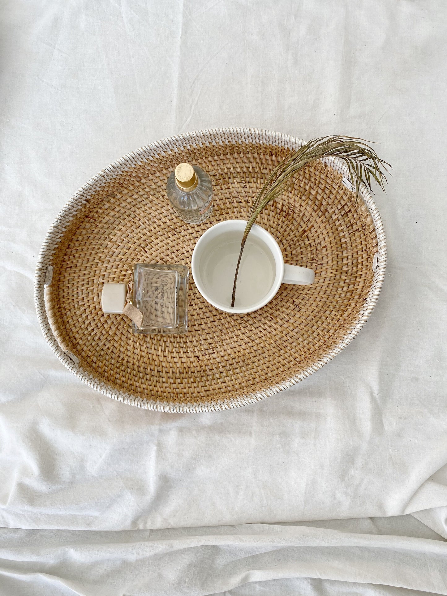 Lombok Oval Rattan Tray