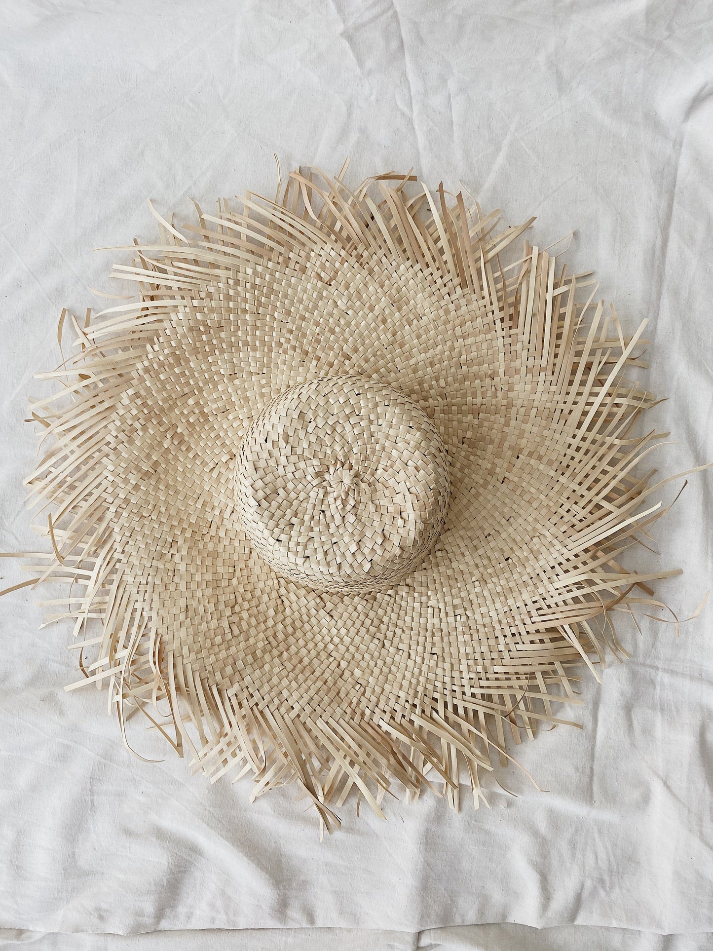 Set of 2 Wicker Hat