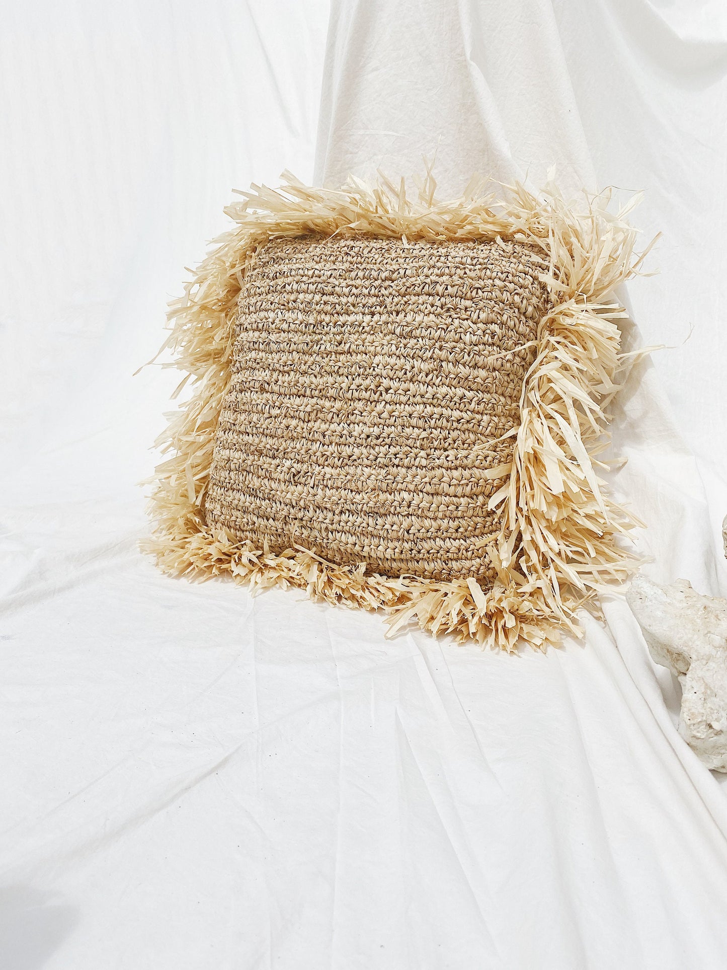 Raffia Cushion Pillow