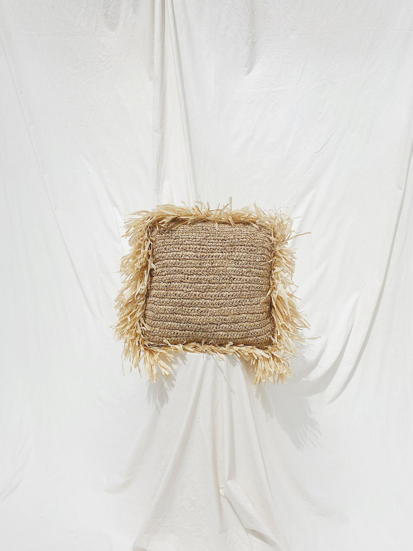 Raffia Cushion Pillow