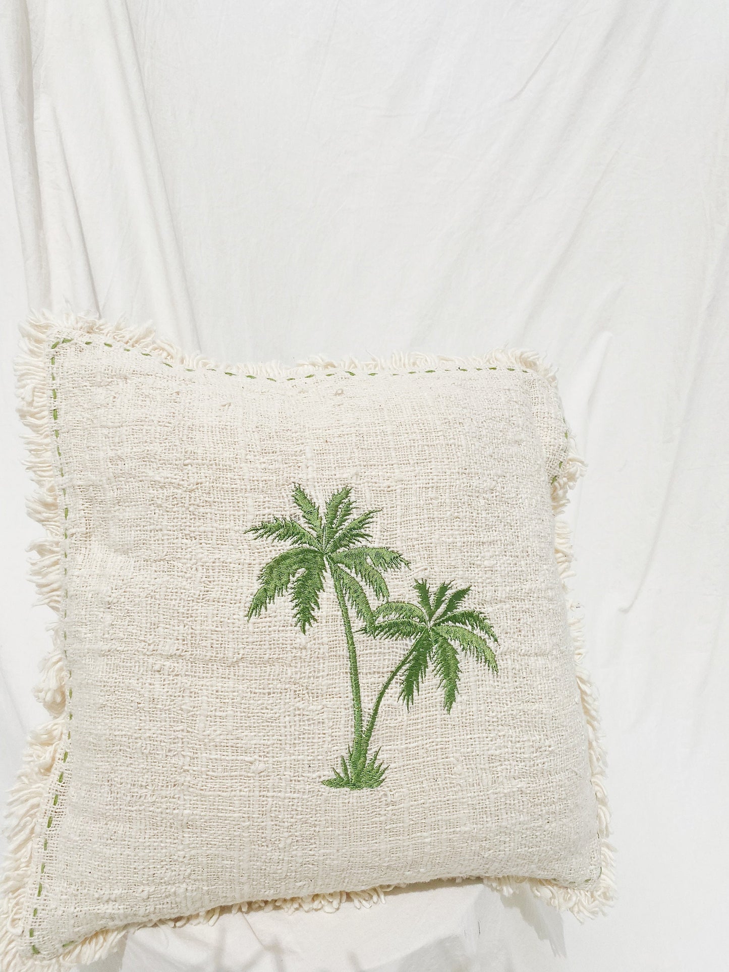Tropical Palm Cushion Cover