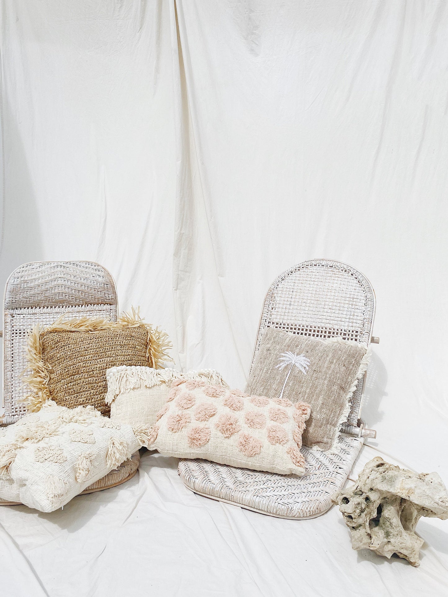 Raffia Cushion Pillow