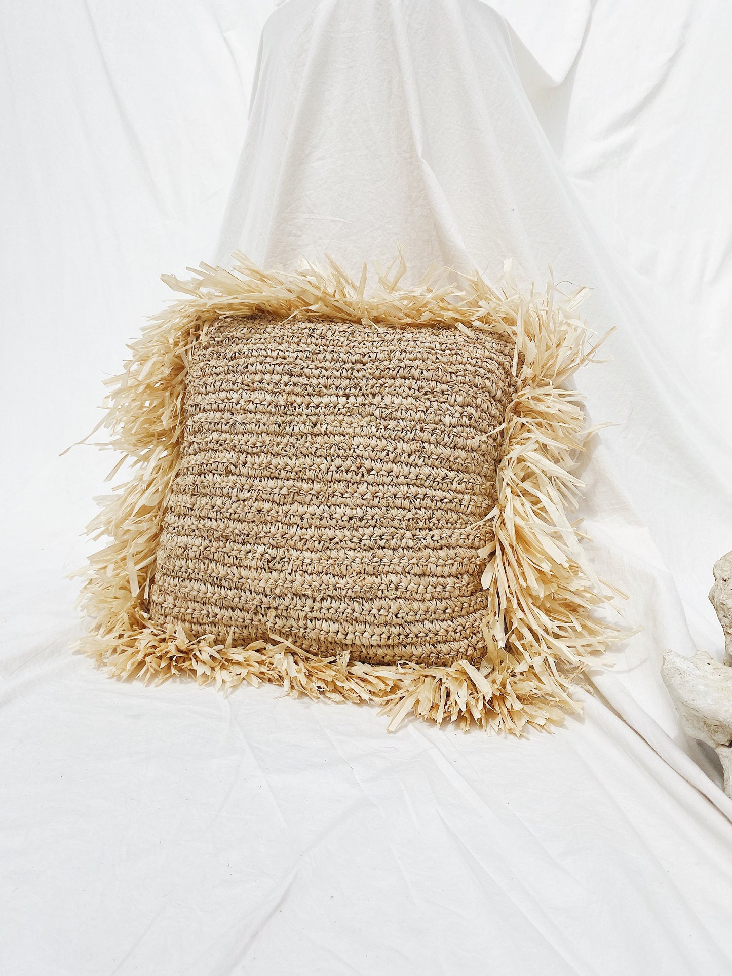 Raffia Cushion Pillow