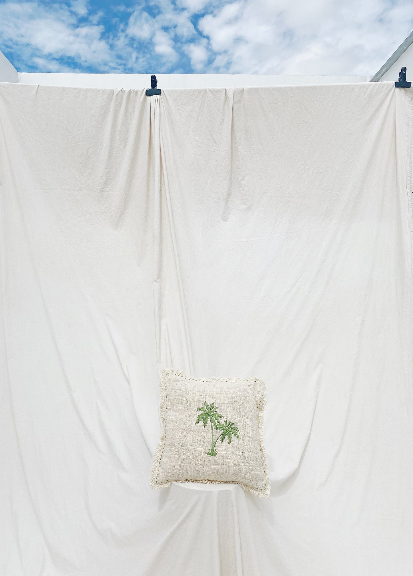 Tropical Palm Cushion Cover