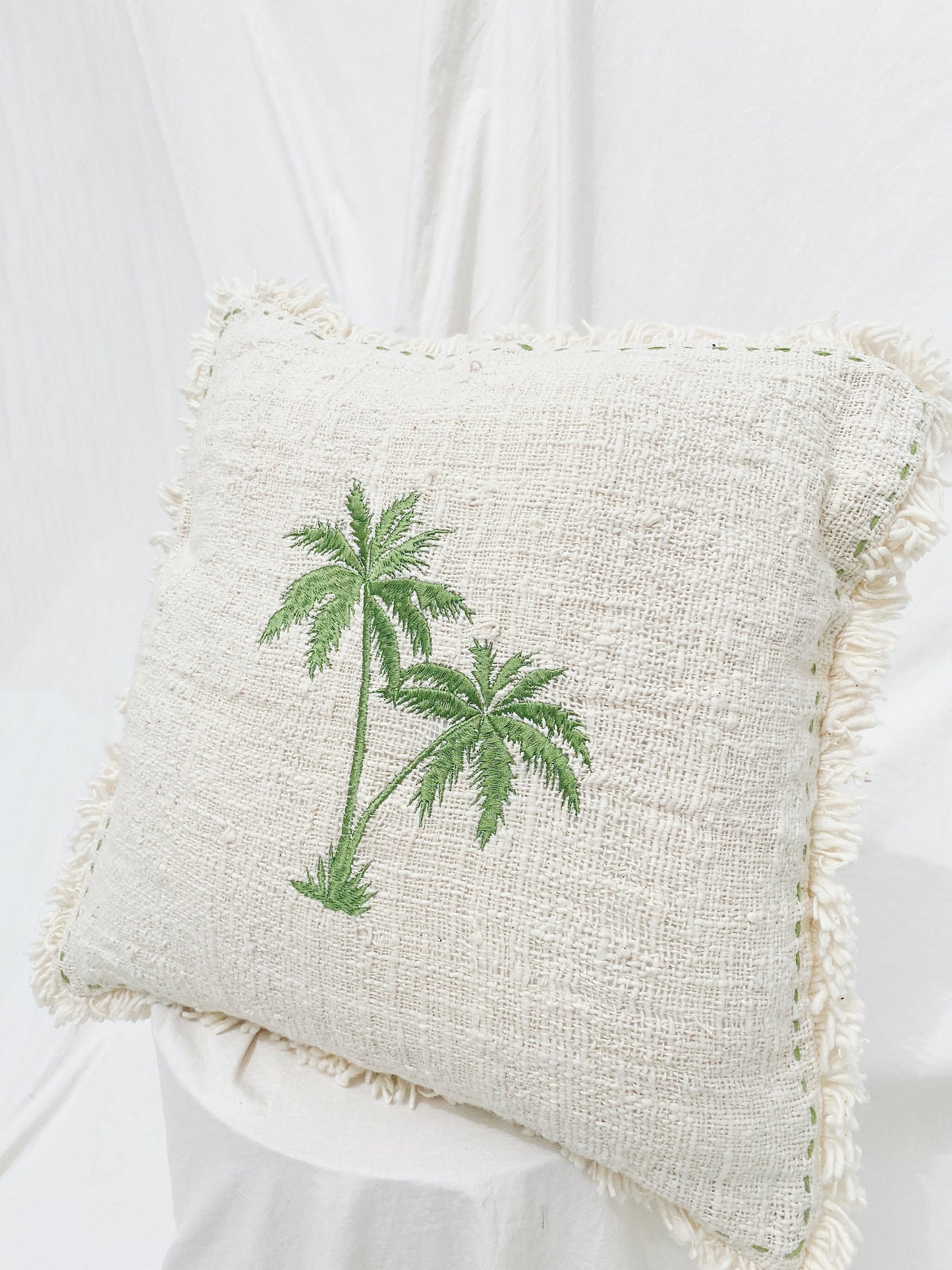 Tropical Palm Cushion Cover
