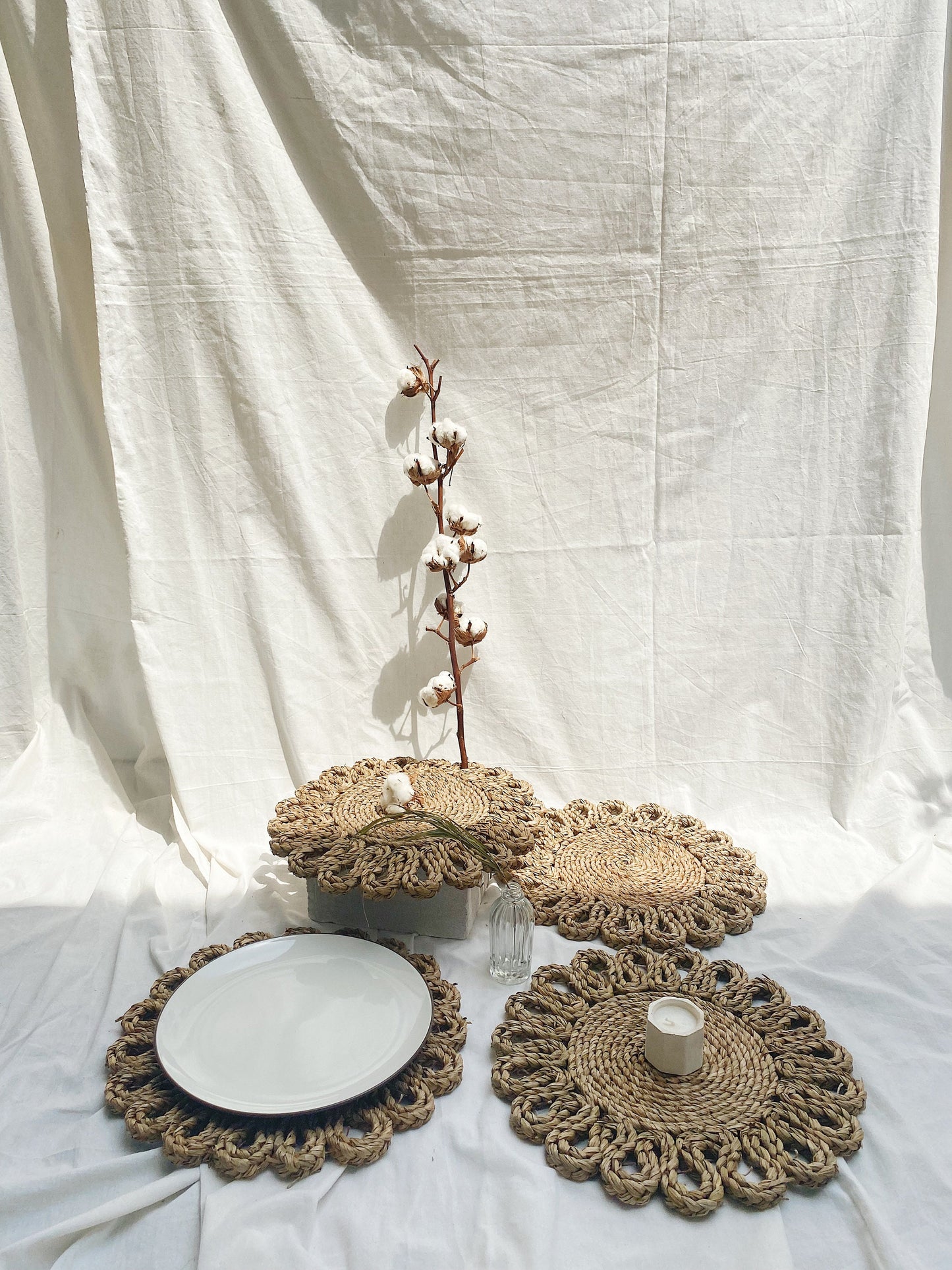 Flower Seagrass Placemats