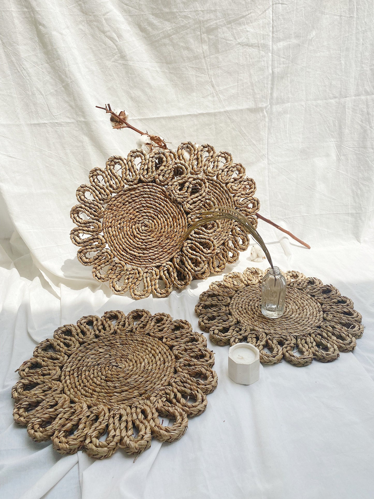 Flower Seagrass Placemats