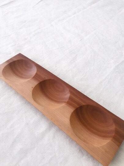 Wooden Condiment Plate