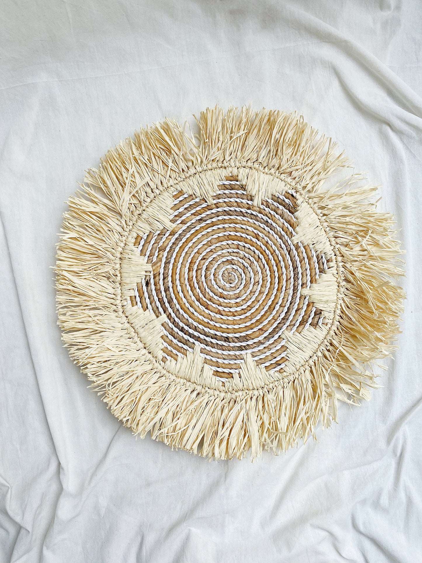 Twist Bleach Fringe Wall Decor