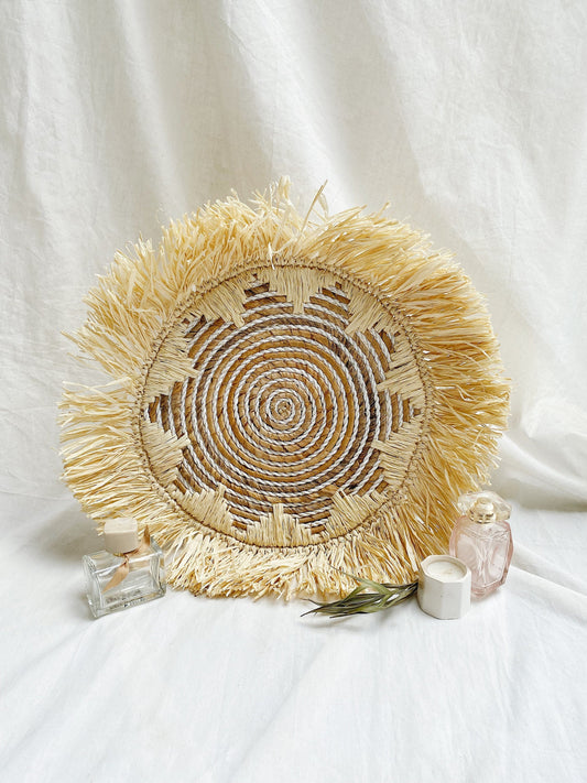 Twist Bleach Fringe Wall Decor